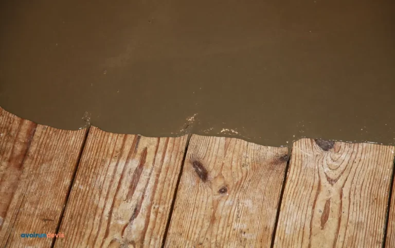 Ragréage sur parquet ancien.